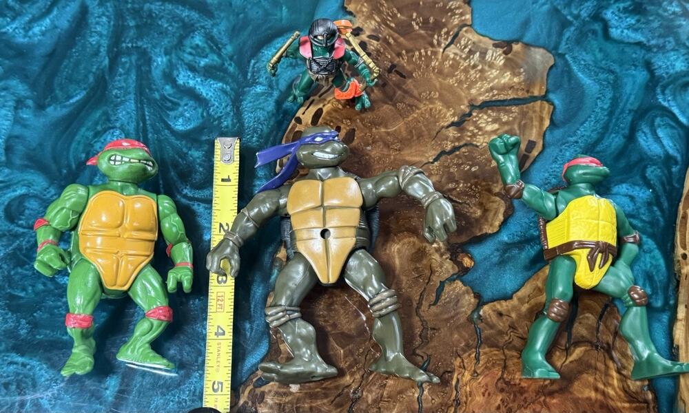Four Ninja Turtles Action Figures Playmate Toys
